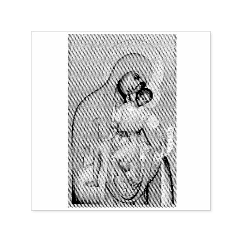 Madonna and Child Self_inking Stamp