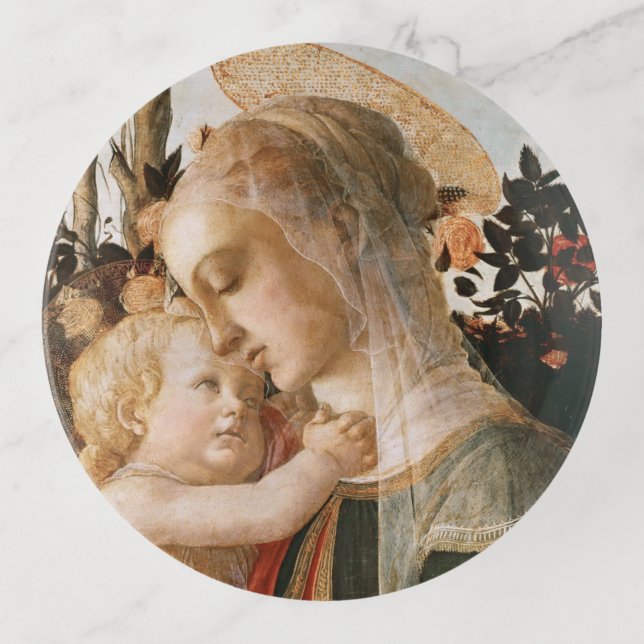 Madonna and Child Trinket Tray (Front)
