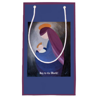 Madonna and Child vintage painting Small Gift Bag