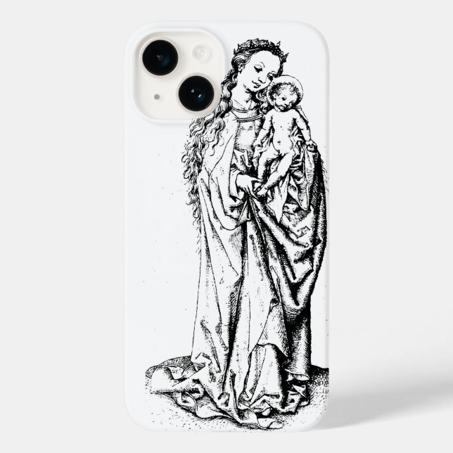 Madonna and Child Virgin Mary   Case-Mate iPhone Case (Back)