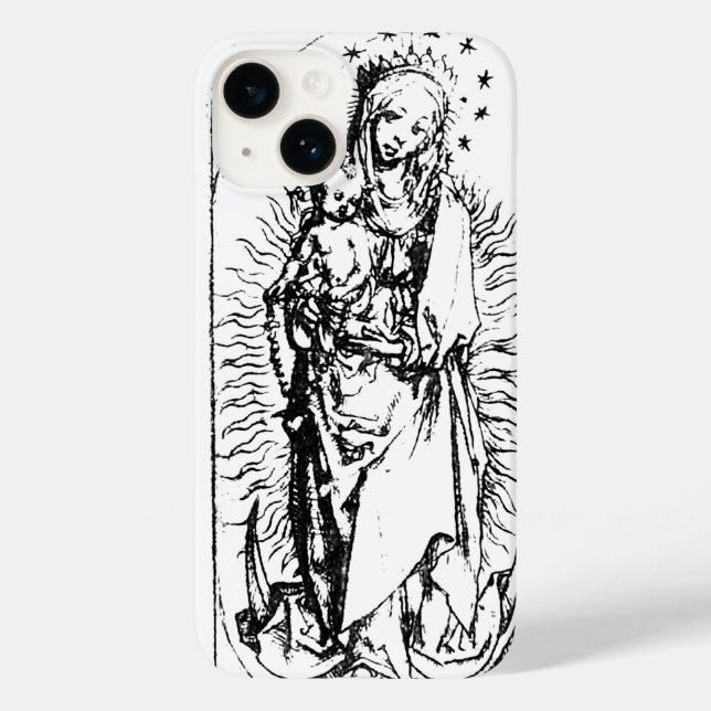 Madonna and Child Virgin Mary   Case-Mate iPhone Case (Back)