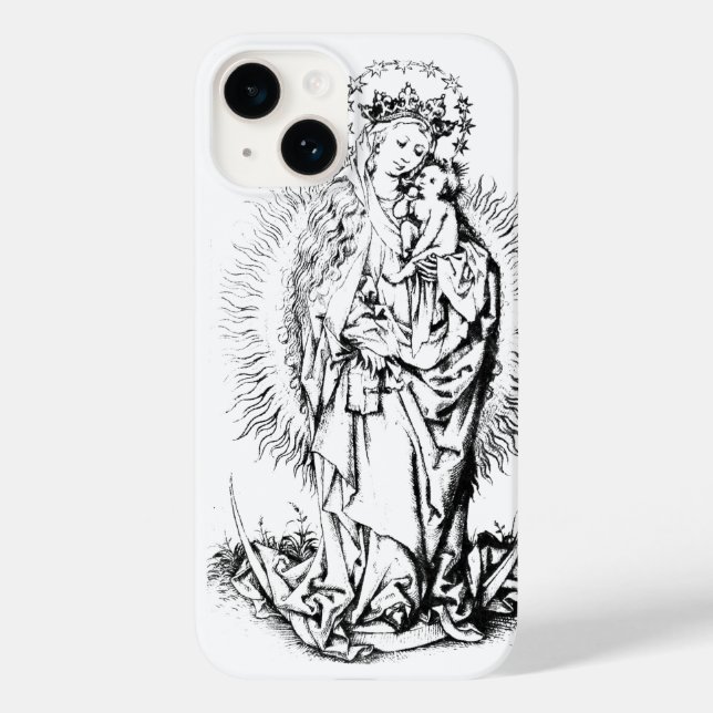 Madonna and Child Virgin Mary   Case-Mate iPhone Case (Back)