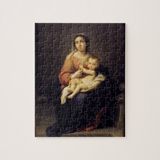 Madonna and Child - Virgin Mary - Murillo Jigsaw Puzzle (Vertical)