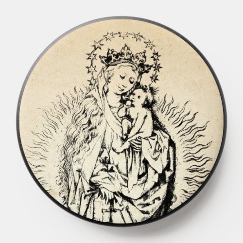 Madonna and Child Virgin Mary   PopSocket