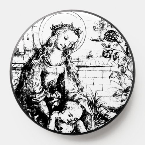 Madonna and Child Virgin Mary   PopSocket