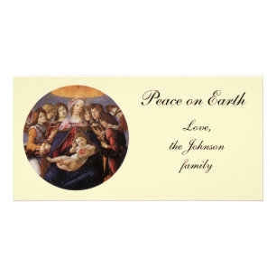 Madonna and Child with Angels by Sandro Botticelli Card