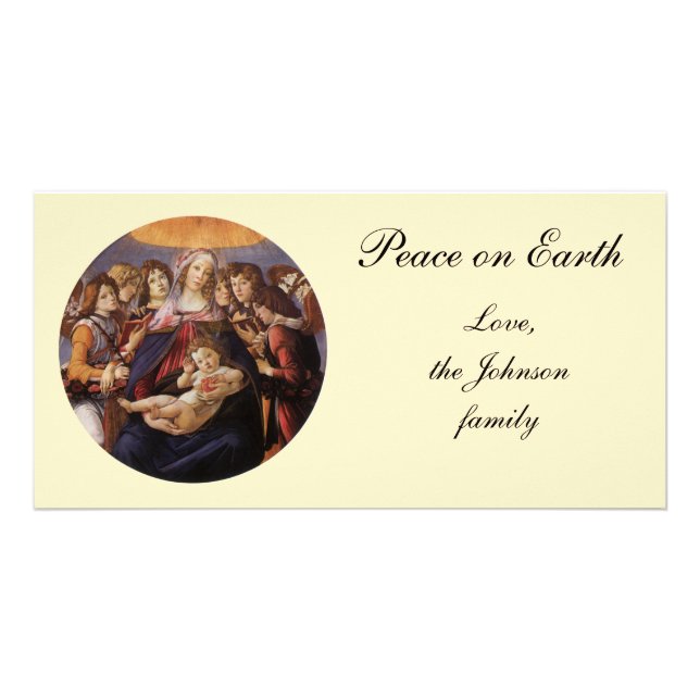 Madonna and Child with Angels by Sandro Botticelli Card (Front)