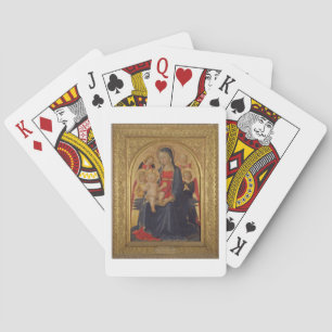 Madonna and Child with Angels, c.1467 (oil on pane Poker Cards