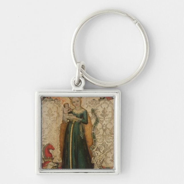 Madonna and Child with Ears of Corn, 1440-50 Keychain (Front)