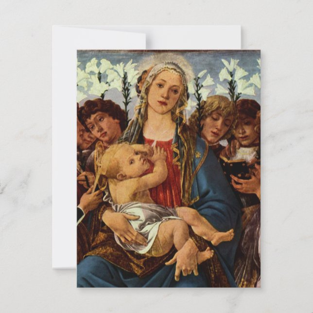 Madonna and Child with Eight Angels by Botticelli (Front)