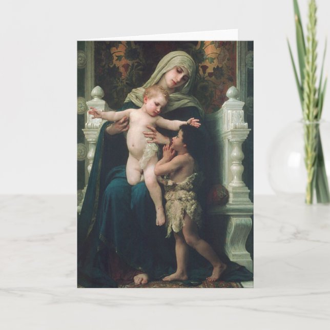 Madonna and child with John the Baptist card (Front)