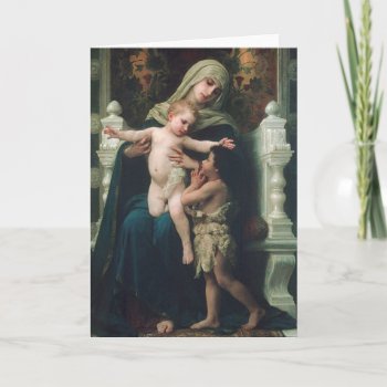 Madonna And Child With John The Baptist Card by Xuxario at Zazzle