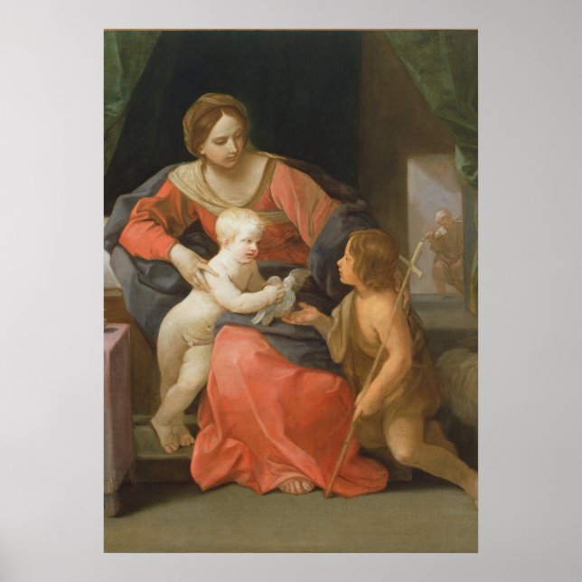 Madonna and Child with Saint John the Baptist Poster (Front)