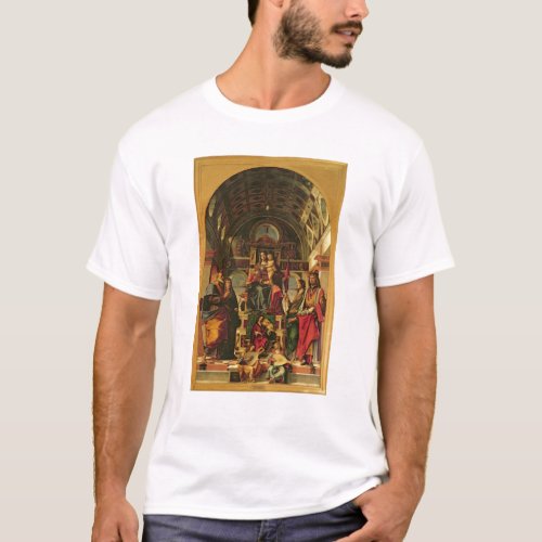 Madonna and Child with Saints 1499 T_Shirt