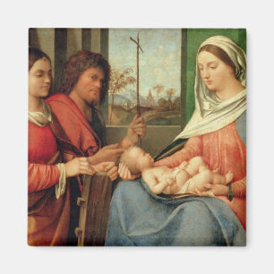 Madonna and Child with Saints 2 Magnet