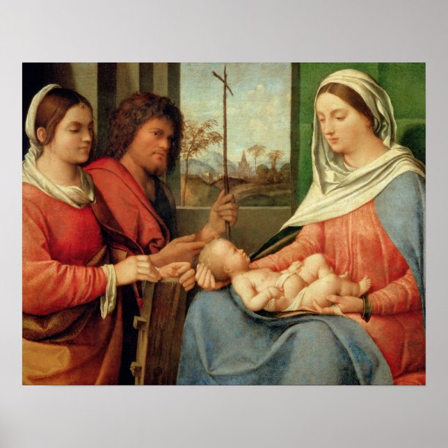 Madonna and Child with Saints 2 Poster (Front)