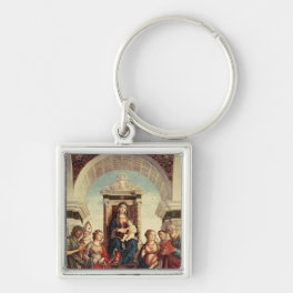 Madonna and Child with Saints Keychain