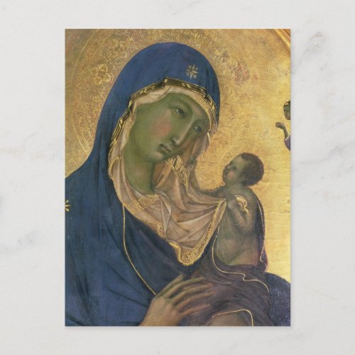 Madonna and Child with SS Dominic and Aurea Postcard