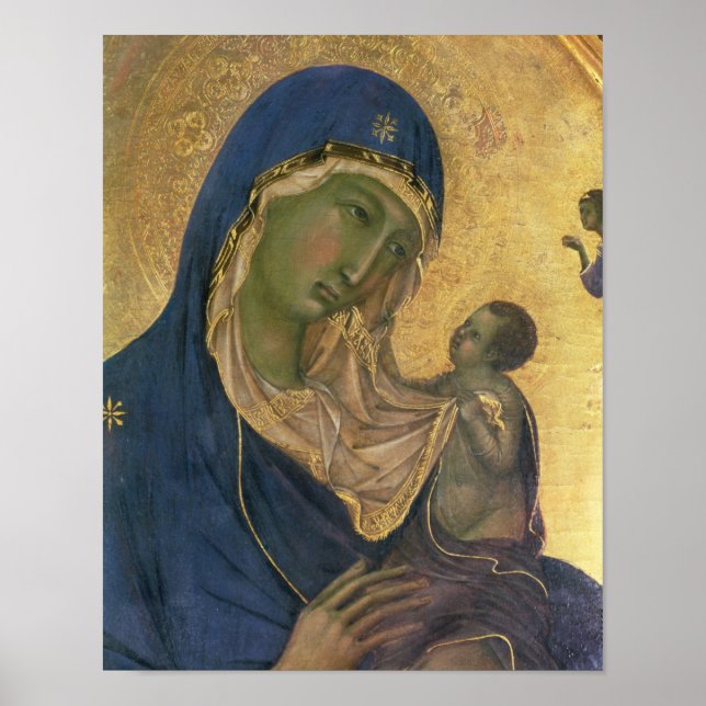 Madonna and Child with SS. Dominic and Aurea Poster (Front)