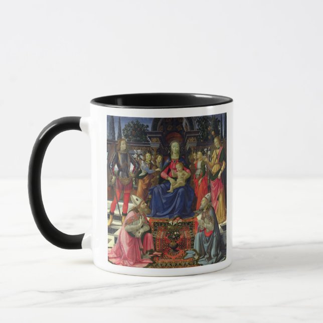 Madonna and Child with SS. Justus, Zenobius and th Mug (Left)