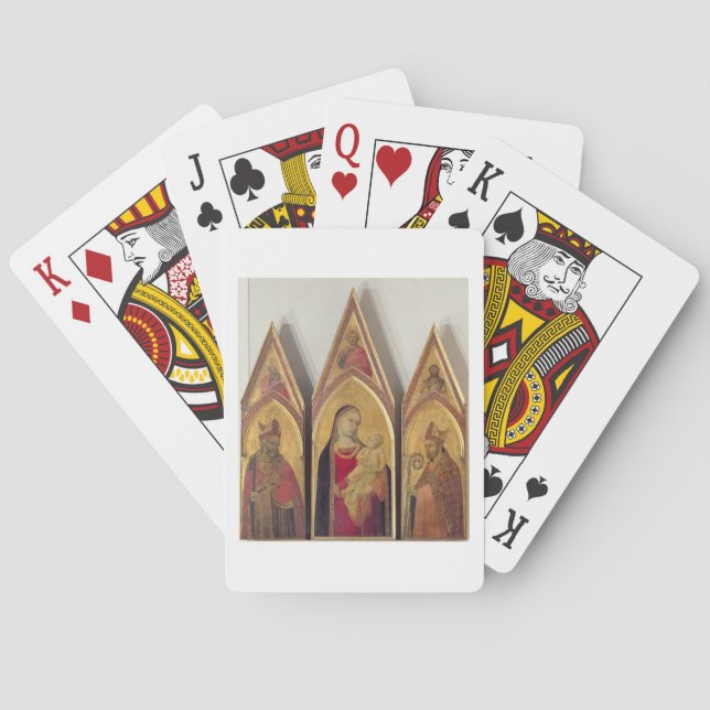 Madonna and Child with SS. Nicholas and Proculus, Poker Cards (Back)