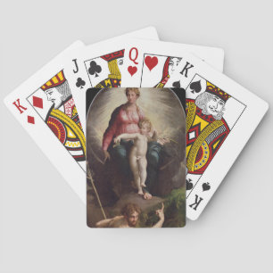 Madonna and Child with St. John and St. Jerome, 15 Poker Cards