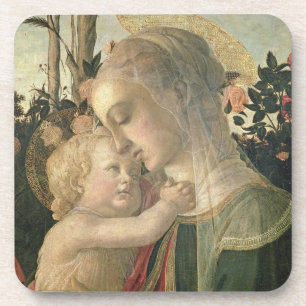 Madonna and Child with St. John the Baptist, detai Beverage Coaster