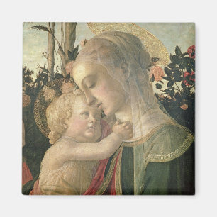 Madonna and Child with St. John the Baptist, detai Magnet
