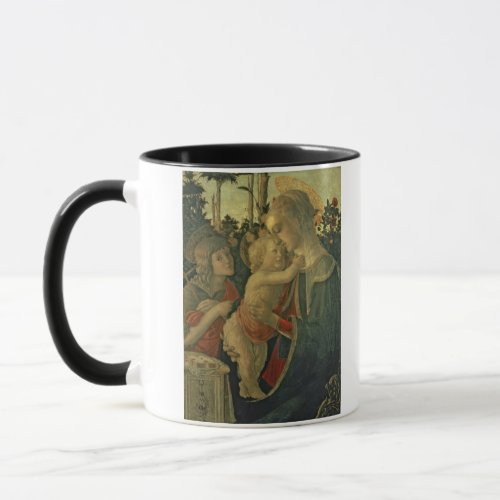 Madonna and Child with St John the Baptist oil o Mug