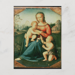 Madonna and Child with St. John the Baptist Postcard
