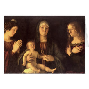 Madonna and Child with St. Mary Magdalene and St. Cards