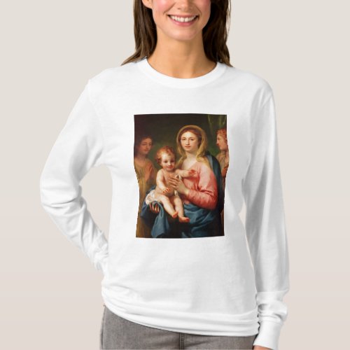 Madonna and Child with Two Angels 1770_73 T_Shirt