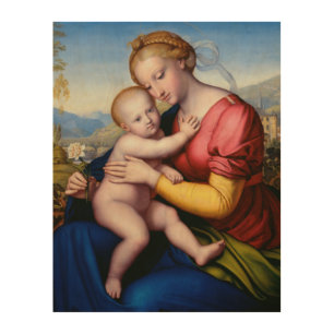Madonna and Child Wood Wall Art