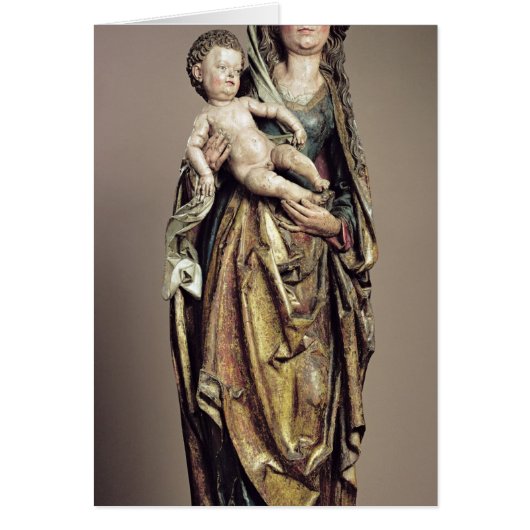 Madonna and Child, Wooden Sculpture (Front)
