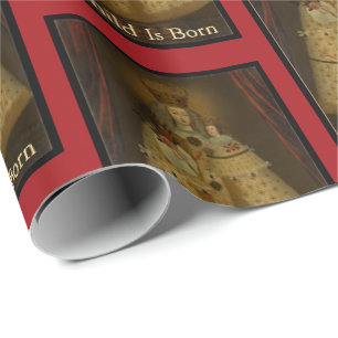 Madonna & Baby Jesus Christmas Wrapping Paper