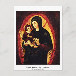 Madonna (Beautiful Maria Of Regensburg) Postcard
