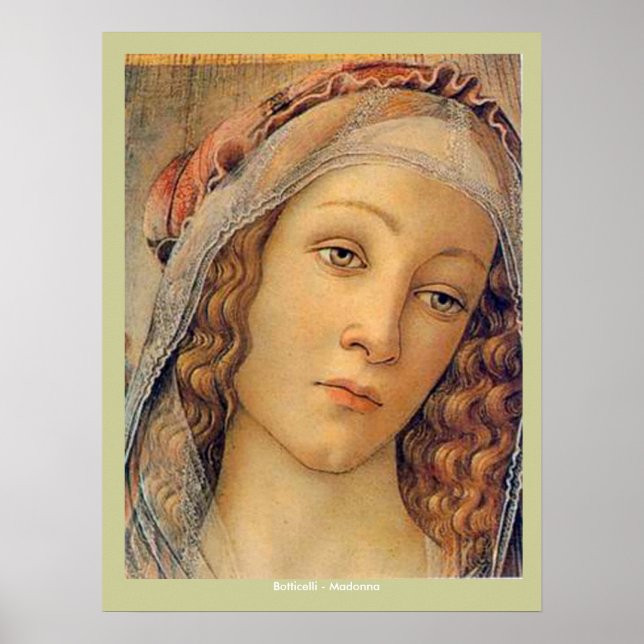 Madonna - Botticelli Poster (Front)