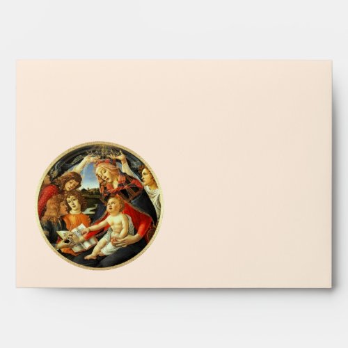 Madonna by Botticelli Christmas Envelopes