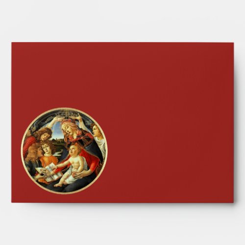 Madonna by Botticelli Christmas Envelopes