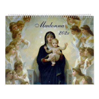 Madonna By Bouguera  Calendar by The_Masters at Zazzle
