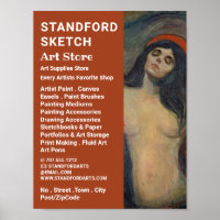 Madonna By Edvard Munch, Art Supplies Store