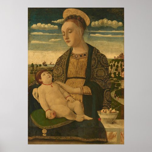 Madonna Child _ Francesco Benaglio Fine Art Poster