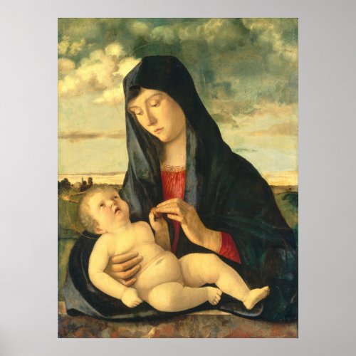 Madonna  Child _ Giovanni Bellini Fine Art Poster