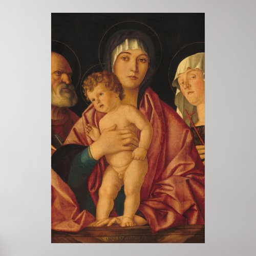 Madonna  Child _ Giovanni Bellini Fine Art Poster