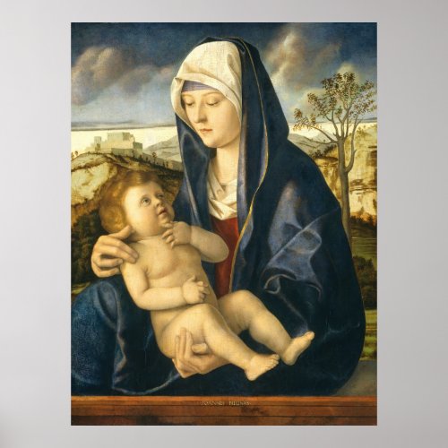 Madonna  Child _ Giovanni Bellini Fine Art Poster