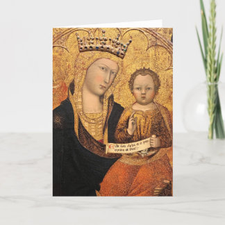 Madonna & Child III Christmas Card
