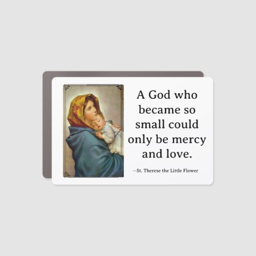 Madonna Child Keep Christ in Christmas Classic Art Car Magnet