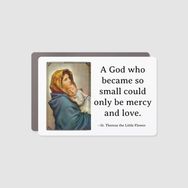 Madonna Child Keep Christ in Christmas Classic Art Car Magnet (Front)