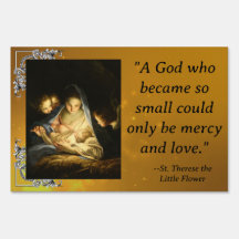 Madonna Child Keep Christ in Christmas St. Therese