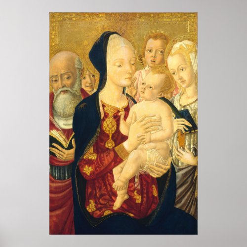 Madonna  Child Matteo di Giovanni Fine Art Poster